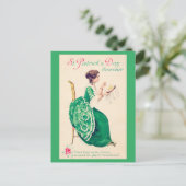 St. Patrick's Day Lady,  Briefkaart (Staand voorkant)