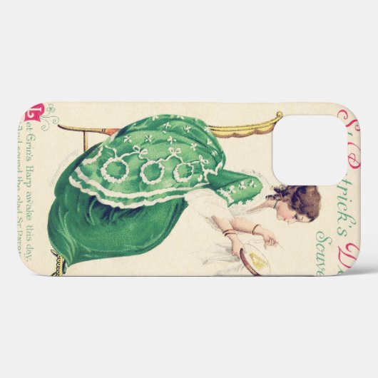 St. Patrick's Day Lady,  Case-Mate iPhone Case (Achterkant (horizontaal))