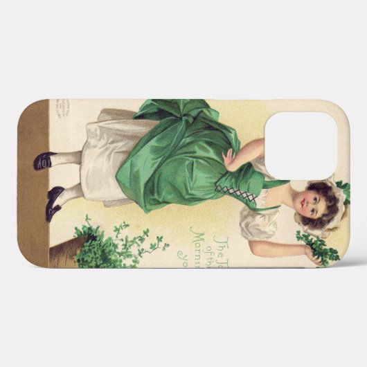 St. Patrick's Day Lady,  Case-Mate iPhone Case (Achterkant (horizontaal))
