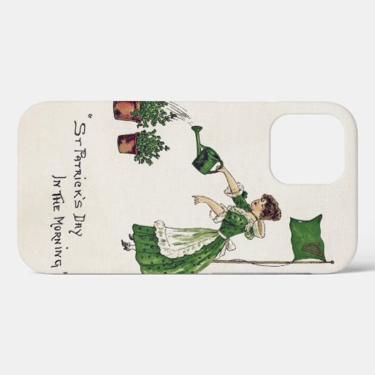 St. Patrick's Day Lady, Case-Mate iPhone Case (Achterkant (horizontaal))