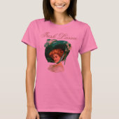 St Patricks Day Lady Irish Lassie T-shirt (Voorkant)