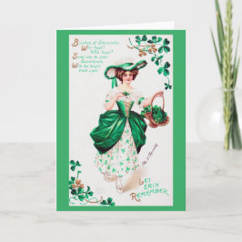 St. Patrick's Day Lady,  Kaart