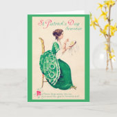 St. Patrick's Day Lady, Kaart (Gele Bloem)