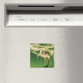  St. Patrick's Day, Lady Pipe Smoke Swirls Magneet (Insitu (Vaatwasser))