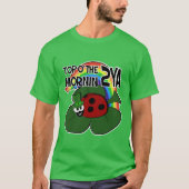 St Patrick's Day Ladybug T-Shirts (Voorkant)
