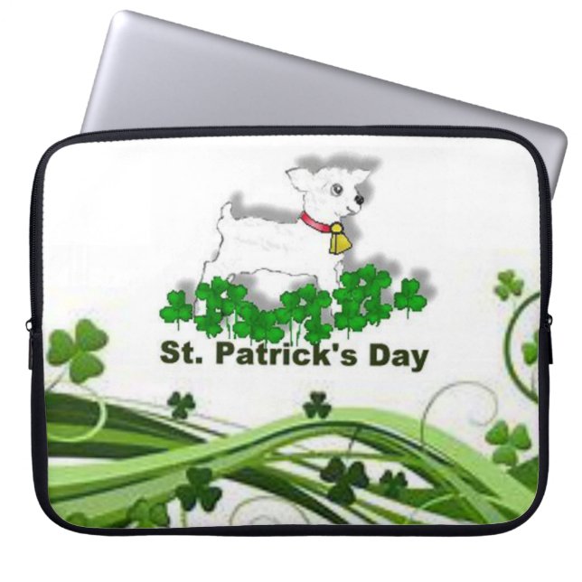 St. Patrick's Day Laptop Slaap Sleeve (Voorkant)