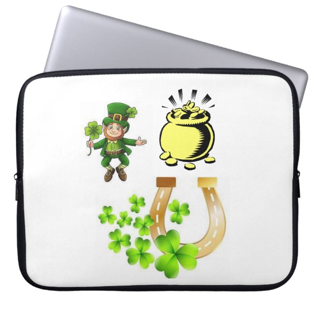 St. Patrick's Day Laptop Slaap Sleeve (Voorkant)