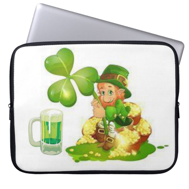 St. Patrick's Day Laptop Slaap Sleeve (Voorkant)