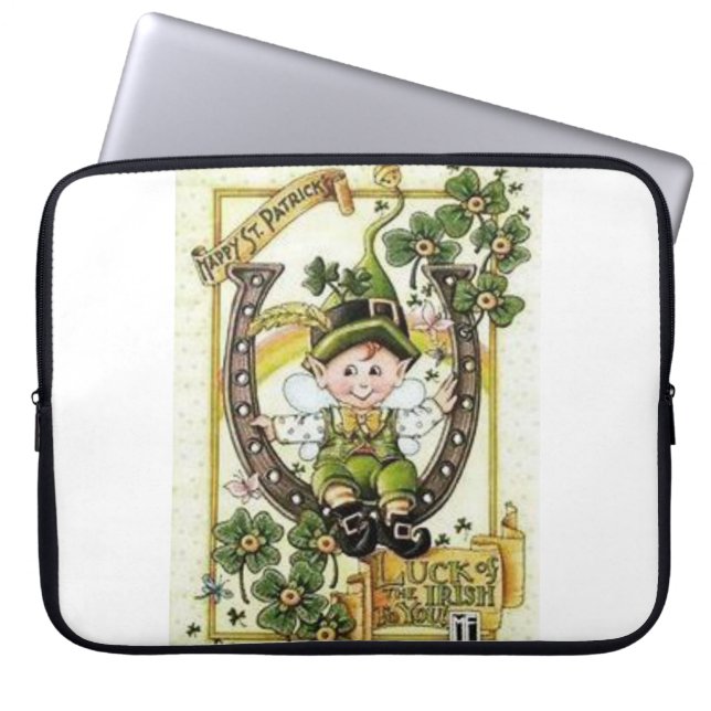 St. Patrick's Day Laptop Slaap Sleeve (Voorkant)