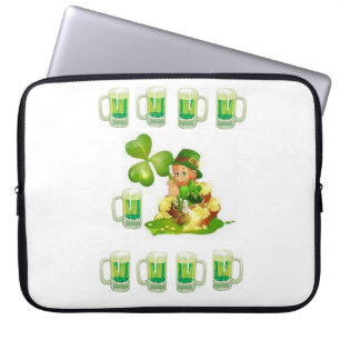 St. Patrick's Day Laptop Slaap Sleeve