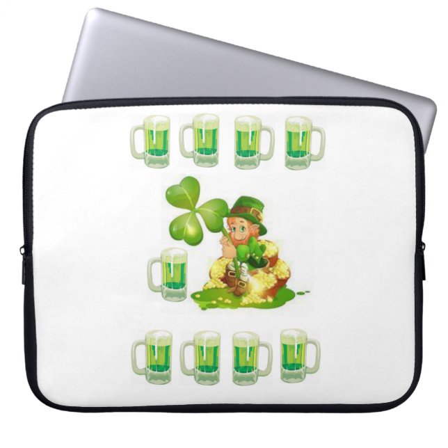 St. Patrick's Day Laptop Slaap Sleeve (Voorkant)