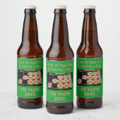 st Patrick's day | Las Vegas vrijgezellenfeest Bier Etiket (Flessen)