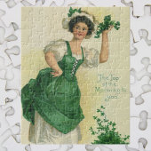 St. Patrick's Day Lass, Lucky Shamrocks Legpuzzel