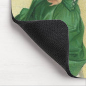  St. Patrick's Day Lass, Lucky Shamrocks Muismat (Hoek)