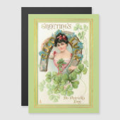 St. Patrick's Day Lassie met Hoefijzer (Voorkant / Achterkant)