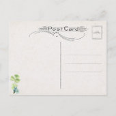 St. Patrick's Day Lassie met Hoefijzer Briefkaart (Achterkant)