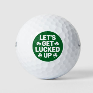 St Patrick's Day Laten we de Ierse klaver opzadele Golfballen