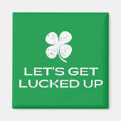 St. Patrick's Day Laten we gaan lukken Magneet (Voorkant)