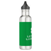 St. Patrick's Day Laten we gaan lukken Waterfles (Links)