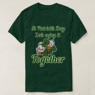 St Patrick's Day laten we samen genieten T-shirt
