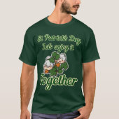 St Patrick's Day laten we samen genieten T-shirt (Voorkant)