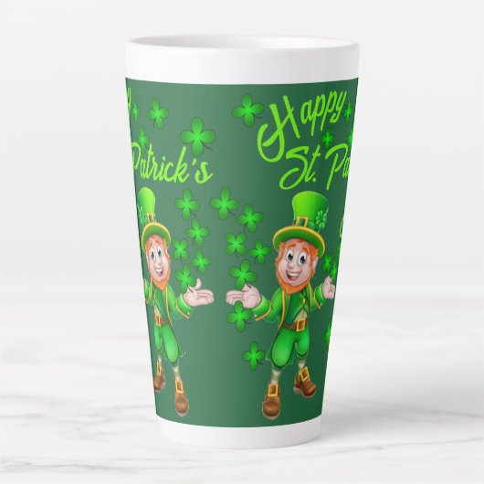 St. Patrick's Day Latte Mok (Voorkant)