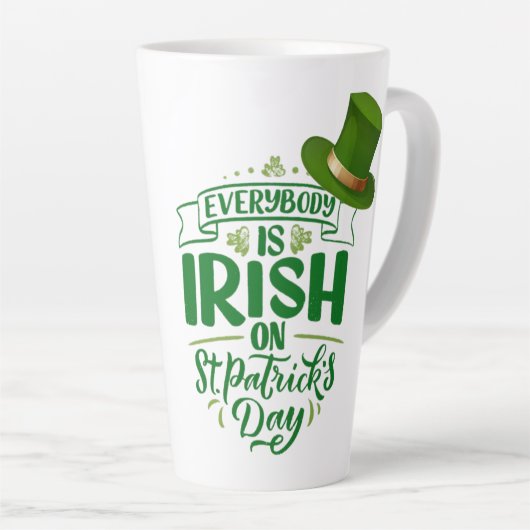 St Patrick's Day Latte Mok (Rechterhoek)