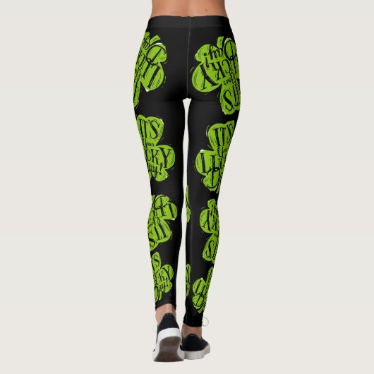 St Patrick's Day leggings voor vrouwen (Achterkant)