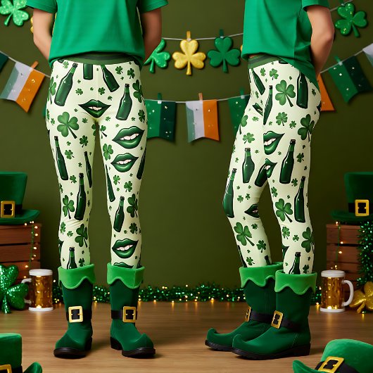 St. Patrick's Day Legs o' Gold Leggings