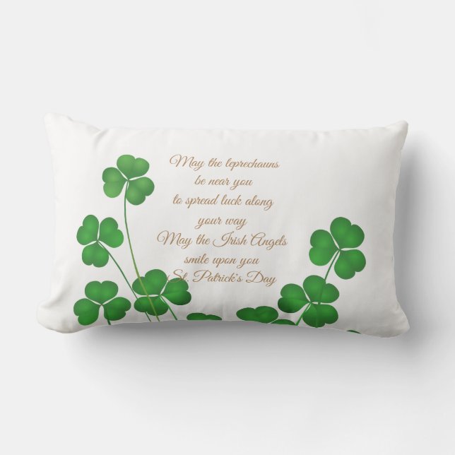 St. Patrick's Day Lenden Kussen-Moge De Leprechaun Kussen (Voorkant)