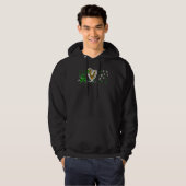 St Patricks Day Leopard Heart Buffalo Play Clover Hoodie (Voorkant volledig)