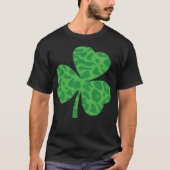 St. Patrick's Day Leopard Shamrock Shirt - Cheetah (Voorkant)