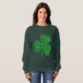 St. Patrick's Day Leopard Shamrock Shirt - Cheetah (Voorkant volledig)