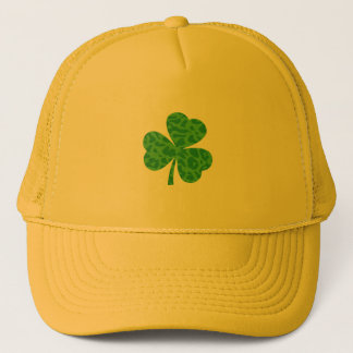 St. Patrick's Day Leopard Shamrock Trucker Hat Pet