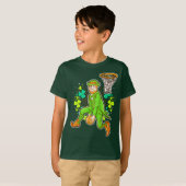 St Patricks Day Leprechaun Basketball Dunk T-shirt (Voorkant volledig)