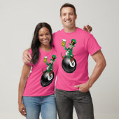 St Patrick's Day Leprechaun Beer Pool Player Billi T-shirt (Unisex)