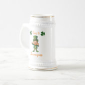 St Patrick's Day-Leprechaun- Bierpul (Voorkant links)