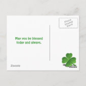 St. Patrick's Day Leprechaun Briefkaart (Achterkant)