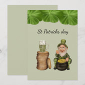St Patrick's Day Leprechaun card covid 2021 Feestdagenkaart (Voorkant / Achterkant)