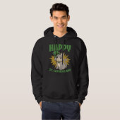 St Patricks Day Leprechaun Cat  Patricks Day Hoodie (Voorkant volledig)