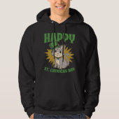 St Patricks Day Leprechaun Cat Patricks Day Hoodie (Voorkant)