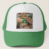 St Patrick's Day Leprechaun Cat  Trucker Pet (Voorkant)