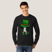 St Patrick's Day Leprechaun Cow Shamrock Cow  Iris T-shirt (Voorkant volledig)