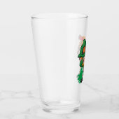 St Patricks Day Leprechaun Dabbing Fireman Dab Glas (Rechts)