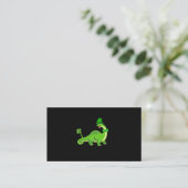 St Patricks Day Leprechaun Dinosaur T Rex Boys Tod Visitekaartje (Staand voorkant)