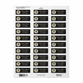 St. Patrick's Day Leprechaun Etiket (Full Sheet)