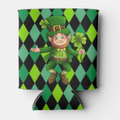 St. Patrick's Day Leprechaun Green Clover Blikjeskoeler (Voorkant)