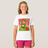 St. Patrick's Day Leprechaun Illustratie  T-shirt (Voorkant volledig)