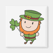St Patrick's Day Leprechaun Magneet (Voorkant)