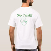 St. Patrick's Day : Leprechaun Mobile Alabama T-shirt (Achterkant)